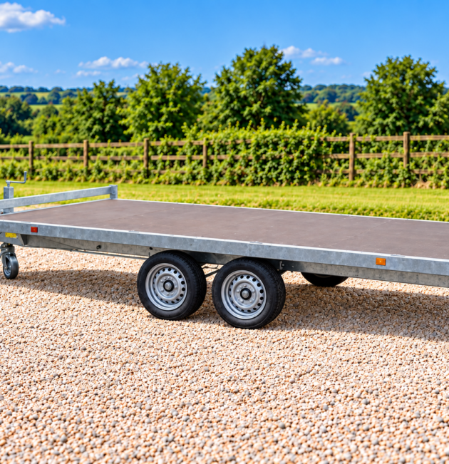 Remorque plateau LIDER 44660 – 3500 kg – 506 × 215 cm