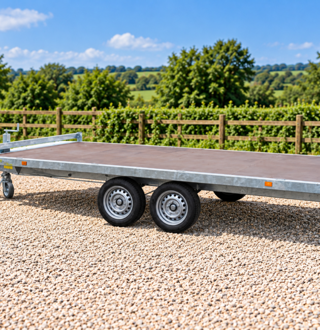Remorque plateau LIDER 44680 – 3500 kg – 406 × 215 cm