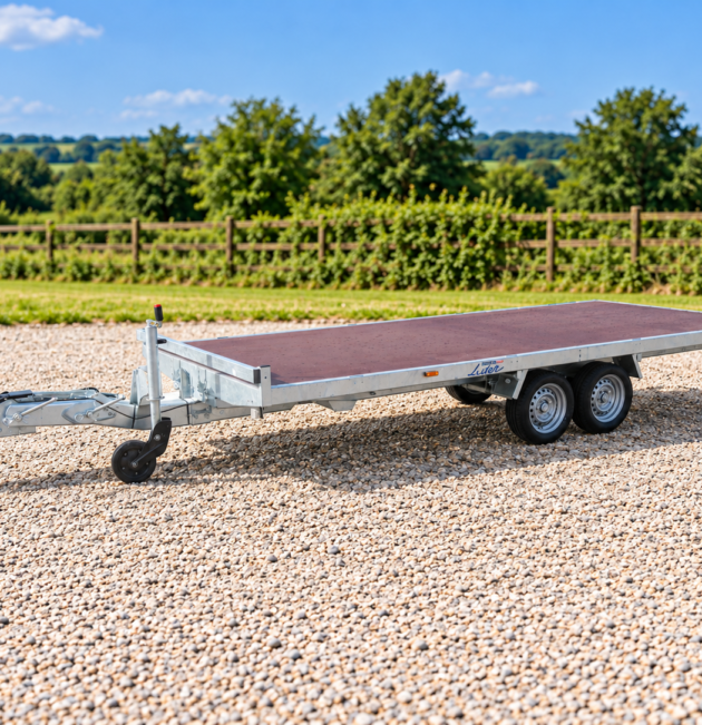 Remorque plateau LIDER 40685L – 3500 kg – 406 × 215 cm